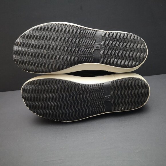 McKinley Ladies Size 8 Black w/ White Trim Harlow Ankle Rubber Boots - Picture 7 of 8